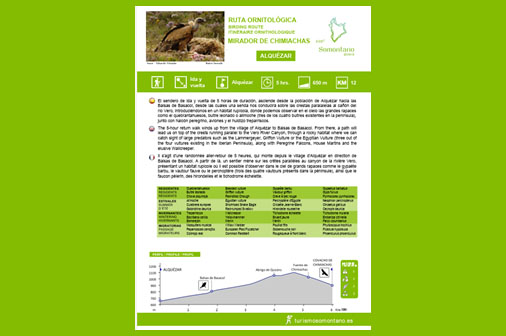 DISEÑO DE RUTAS DE NATURALEZA EN EL SOMONTANO